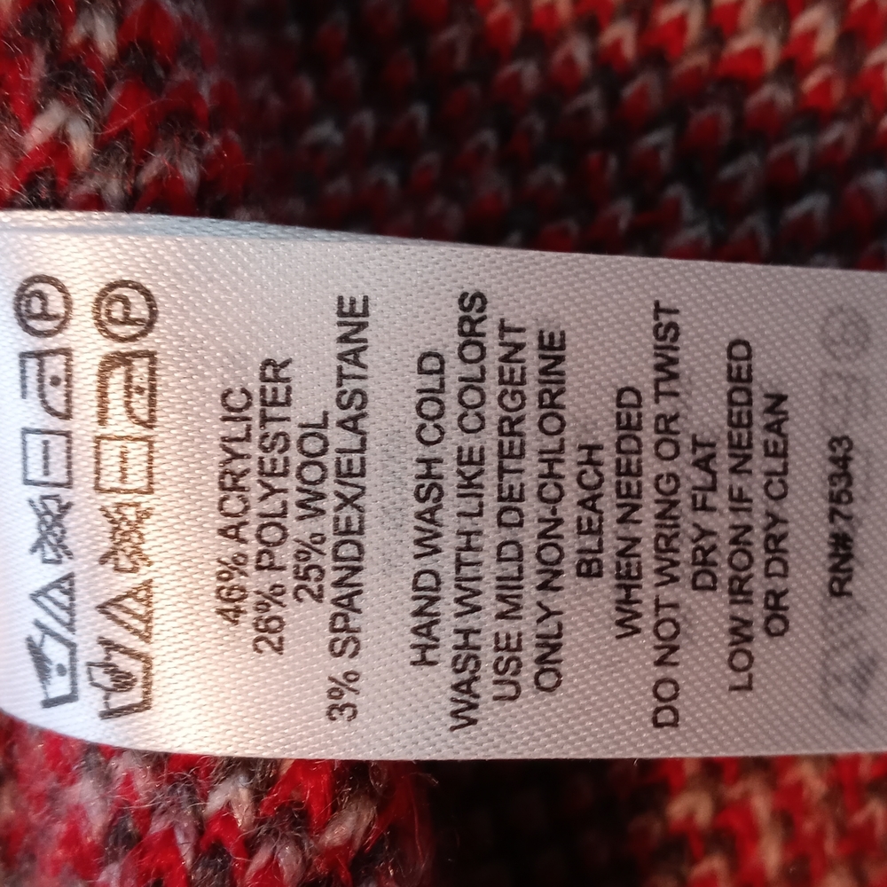 BNWT Tahari Long Sweater w/ 2 front pockets Size S - Picture 7 of 7